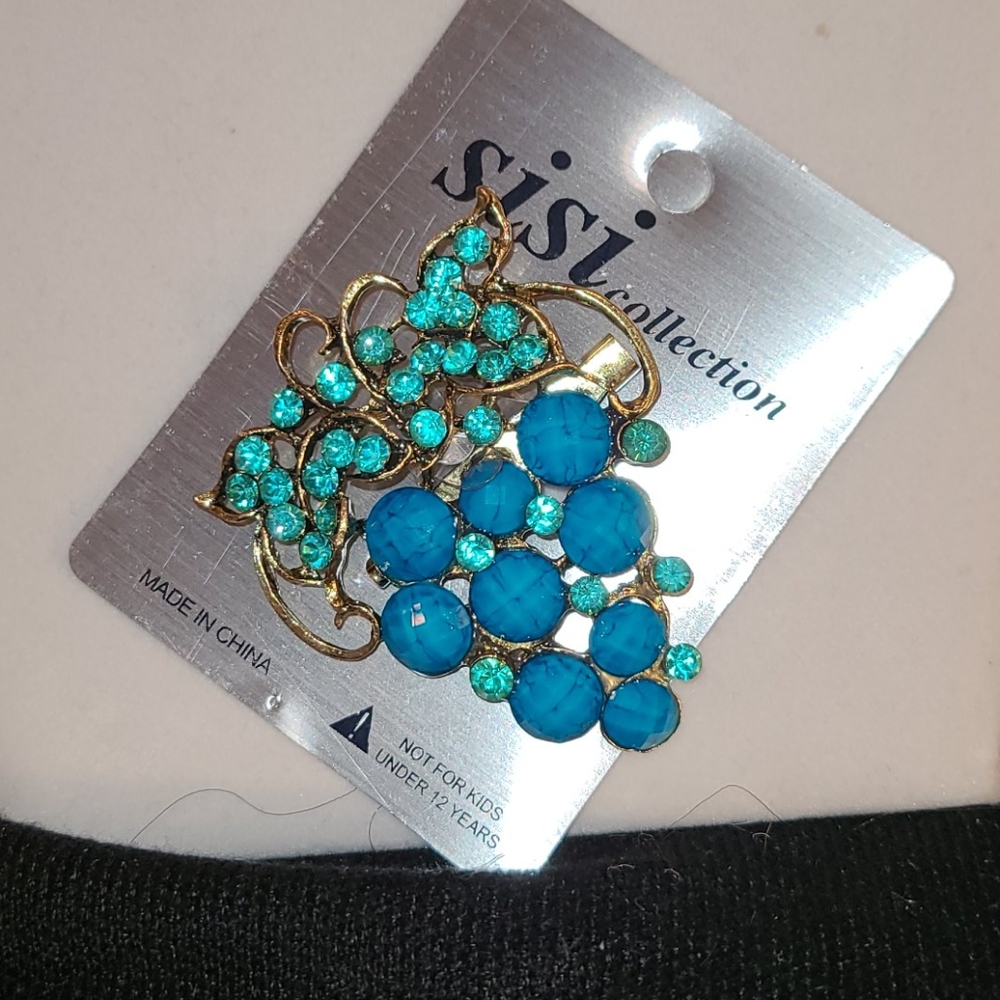 Blue Brooch